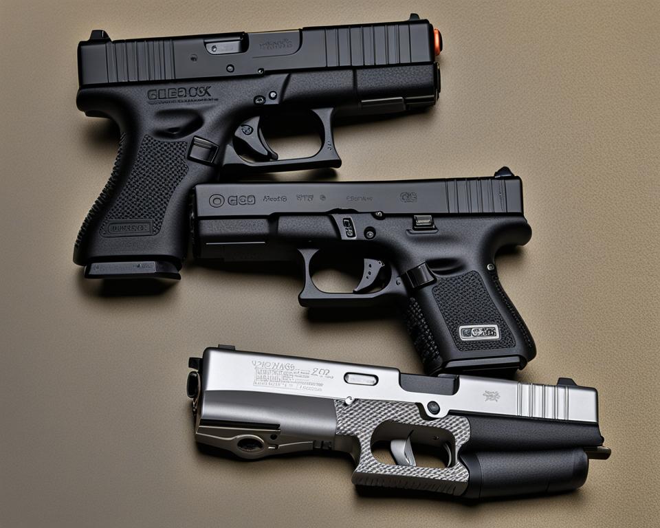 Glock 26 vs Glock 43 comparison